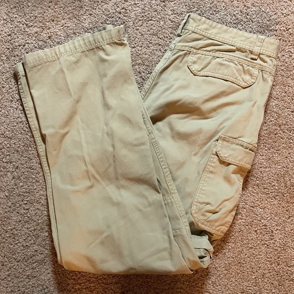 Gander Mountain Khaki slacks with removable lower legs Size 36 X34 great pockets - Picture 2 of 10